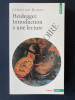 HEIDEGGER.INTRODUCTION A UNE LECTURE. CHRISTIAN DUBOIS