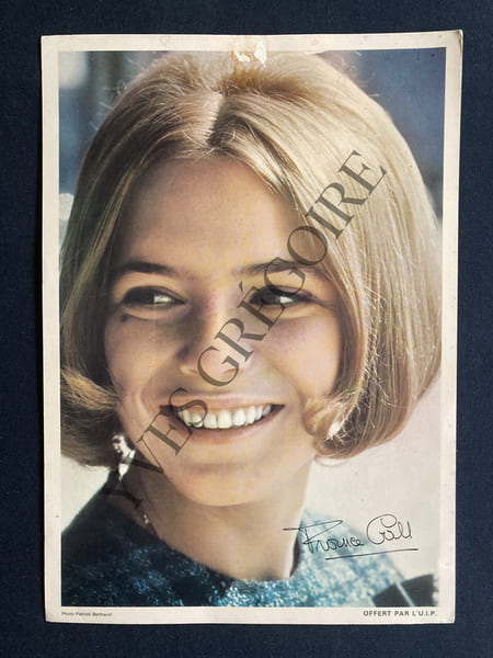 PHOTOGRAPHIE-FRANCE GALL-PUBLICITE CALTEX. FRANCE GALL