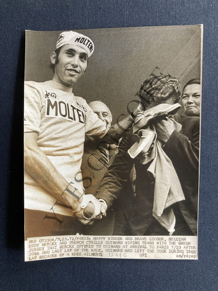 CYCLISME-TOUR DE FRANCE 1972-MERCKX-GUIMARD. EDDY MERCKX-CYRIL GUIMARD