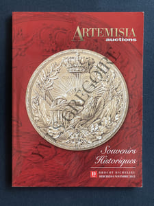 ARTEMISIA AUCTIONS-SOUVENIRS HISTORIQUES-DROUOT RICHELIEU-6 NOVEMBRE 2013