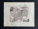 CARTE SAONE ET LOIRE. ALES-VUILLEMIN-ISIDORE