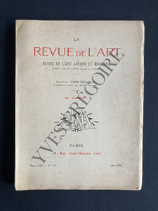 LA REVUE DE L'ART-TOME 58-N°317-JUIN 1930