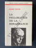 LA PHILOSOPHIE DE LA RENAISSANCE. ERNST BLOCH