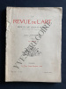 LA REVUE DE L'ART-N°298-JUILLET-AOUT 1928. 