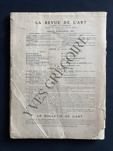 LA REVUE DE L'ART-N°298-JUILLET-AOUT 1928