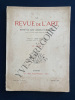 LA REVUE DE L'ART-N°311-DECEMBRE 1929. 