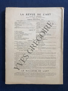 LA REVUE DE L'ART-N°320-NOVEMBRE 1930