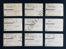 9 CARTES POSTALES-PAQUEBOTS-DOLCYMENE. 