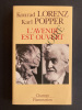 L'AVENIR EST OUVERT Entretien d'Altenberg Textes du symposium Popper à Vienne. KONRAD LORENZ-KARL POPPER
