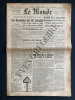 LE MONDE-N°2614-DIMANCHE 21 ET LUNDI 22 JUIN 1953-ROSENBERG. 