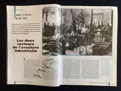 TDC TEXTES ET DOCUMENTS POUR LA CLASSE-N°736-DU 15 AU 31 MAI 1997-USINES ET ATELIERS AU XIXe SIECLE LES DEUX VECTEURS DE L'AVENTURE INDUSTRIELLE