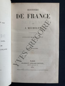 HISTOIRE DE FRANCE-TOME 3-1270-1380