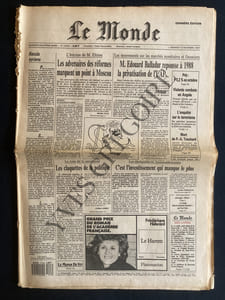 LE MONDE-N°13309-VENDREDI 13 NOVEMBRE 1987
