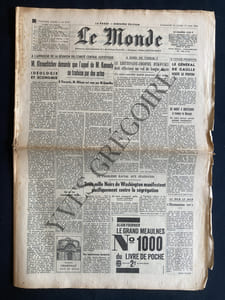 LE MONDE-N°5727-DIMANCHE 16 ET LUNDI 17 JUIN 1963