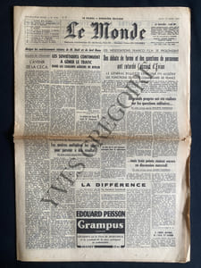 LE MONDE-N°5336-JEUDI 15 MARS 1962
