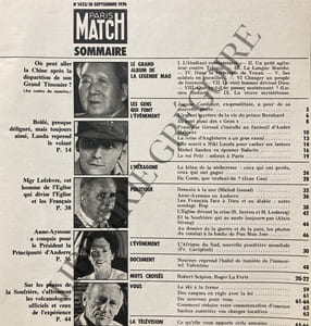 PARIS MATCH-N°1425-18 SEPTEMBRE 1976-MAO