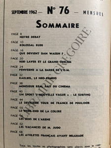 SPORT ET VIE-N°76-SEPTEMBRE 1962-MICHEL JAZY