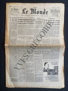 LE MONDE-N°8452-VENDREDI 17 MARS 1972-DIXIEME ANNIVERSAIRE DES ACCORDS D'EVIAN