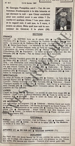 L'EXPRESS-N°817-13-19 FEVRIER 1967-GEORGES POMPIDOU