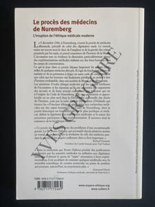 LE PROCES DES MEDECINS DE NUREMBERG L'irruption de l'éthique médicale moderne
