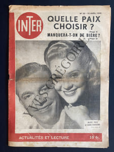 INTER-N°30-10 AVRIL 1946-ALICE FAYE ET DANA ANDREWS
