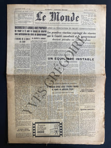 LE MONDE-N°4205-JEUDI 31 JUILLET 1958