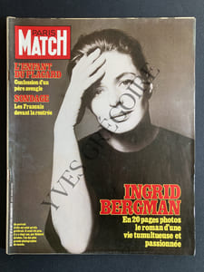 PARIS MATCH-N°1737-10 SEPTEMBRE 1982-INGRID BERGMAN