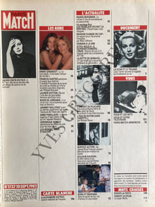PARIS MATCH-N°1737-10 SEPTEMBRE 1982-INGRID BERGMAN