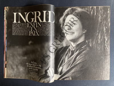 PARIS MATCH-N°1737-10 SEPTEMBRE 1982-INGRID BERGMAN