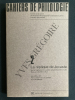 CAHIERS DE PHILOLOGIE-2-LA REPUBLIQUE DE JOCASTE Sur les fragments d'un poème lyrique découverts à Lille-AVEC UN SUPPLEMENT AVRIL 1977. JEAN ...