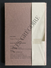 CAHIERS DE PHILOLOGIE-2-LA REPUBLIQUE DE JOCASTE Sur les fragments d'un poème lyrique découverts à Lille-AVEC UN SUPPLEMENT AVRIL 1977. JEAN ...