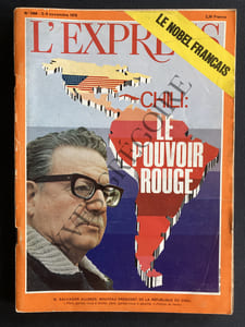 L'EXPRESS-N°1008-DU 2 AU 8 NOVEMBRE 1970-CHILI: LE POUVOIR ROUGE