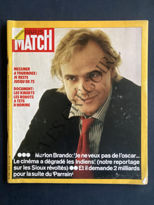 PARIS MATCH-N°1248-7 AVRIL 1973-MARLON BRANDO