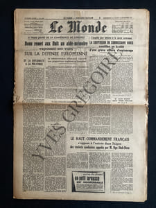 LE MONDE-N°3008-DIMANCHE 26 ET LUNDI 27 SEPTEMBRE 1954