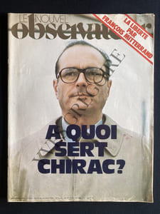 LE NOUVEL OBSERVATEUR-N°605-DU 14 AU 20 JUIN 1976-JACQUES CHIRAC
