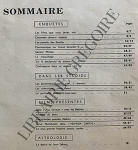 CINE PARIS-N°95-NOVEMBRE 1965-MYLENE DEMONGEOT