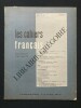 LES CAHIERS FRANCAIS-N°36-JANVIER 1958. 