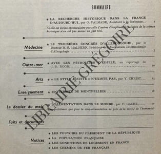 LES CAHIERS FRANCAIS-N°36-JANVIER 1958