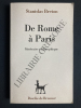 DE ROME A PARIS Itinéraire philosophique. STANISLAS BRETON