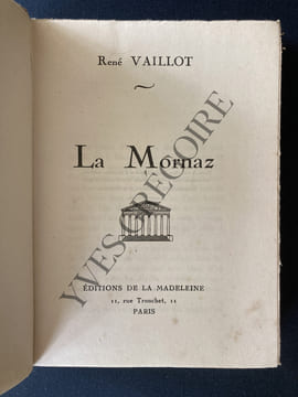 LA MORNAZ. RENE VAILLOT