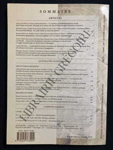 BULLETIN DE LA SOCIETE PREHISTORIQUE FRANCAISE-2013-TOME 110-JANVIER-MARS-N°1
