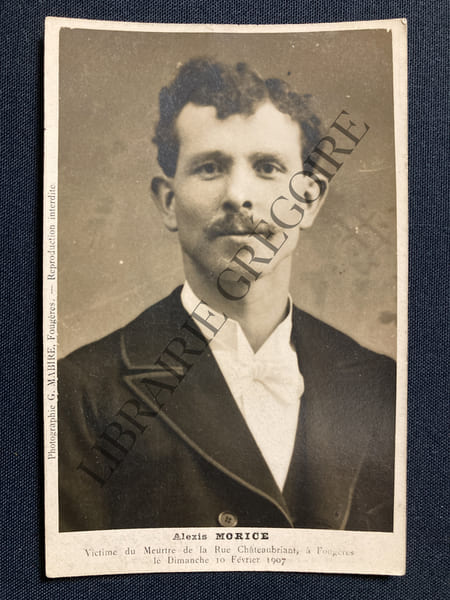 ALEXIS MORICE-GREVES FOUGERES-CARTE POSTALE. 