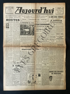 AUJOURD'HUI-N°37-MERCREDI 16 OCTOBRE 1940
