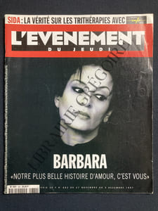 L'EVENEMENT DU JEUDI-N°682-DU 27 NOVEMBRE AU 3 DECEMBRE 1997-BARBARA