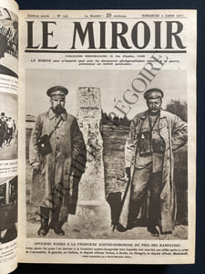 LE MIROIR-RELIURE-DU N°132 DU 4 JUIN 1916 AU N°178 DU 22 AVRIL 1917-47 NUMEROS