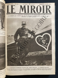 LE MIROIR-RELIURE-DU N°132 DU 4 JUIN 1916 AU N°178 DU 22 AVRIL 1917-47 NUMEROS