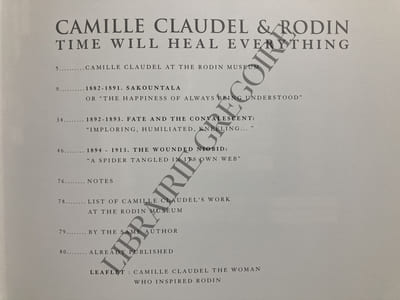 CAMILLE CLAUDEL & RODIN TIME WILL HEAL EVERYTHING