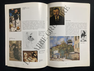 MONTMARTRE VIVANT-DE TOULOUSE-LAUTREC A UTRILLO-PETIT PALAIS-MUSEE D'ART MODERNE-GENEVE-CATALOGUE D'EXPOSITION-15 FEVRIER AU 30 MAI