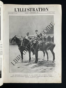 L'ILLUSTRATION-RELIURE DU N°3831 DU 5 AOUT 1916 AU N°3856 DU 27 JANVIER 1917