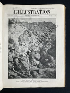 L'ILLUSTRATION-RELIURE DU N°3831 DU 5 AOUT 1916 AU N°3856 DU 27 JANVIER 1917